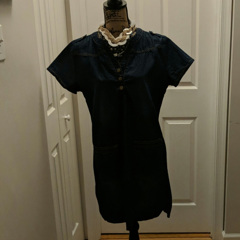 Short sleeve Denim dress